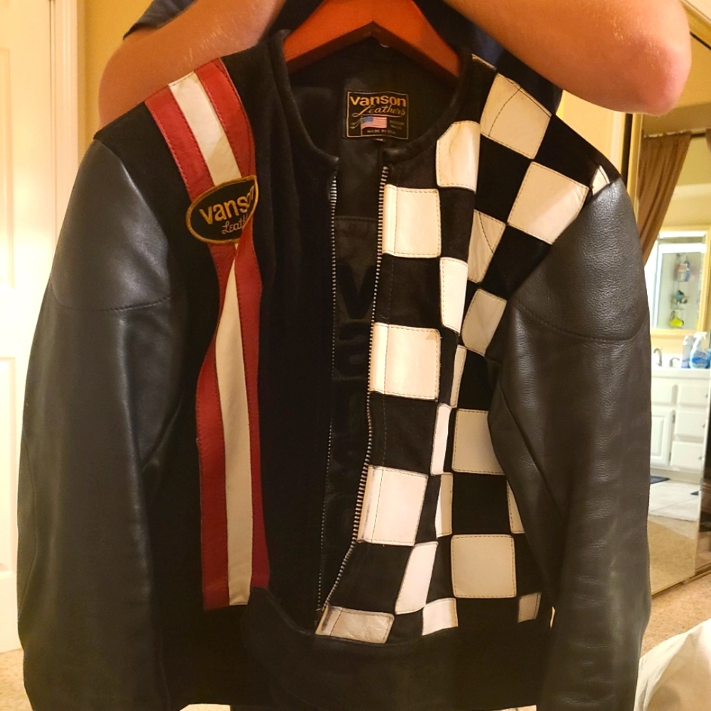 Vanson Motorcycle jacket size 46